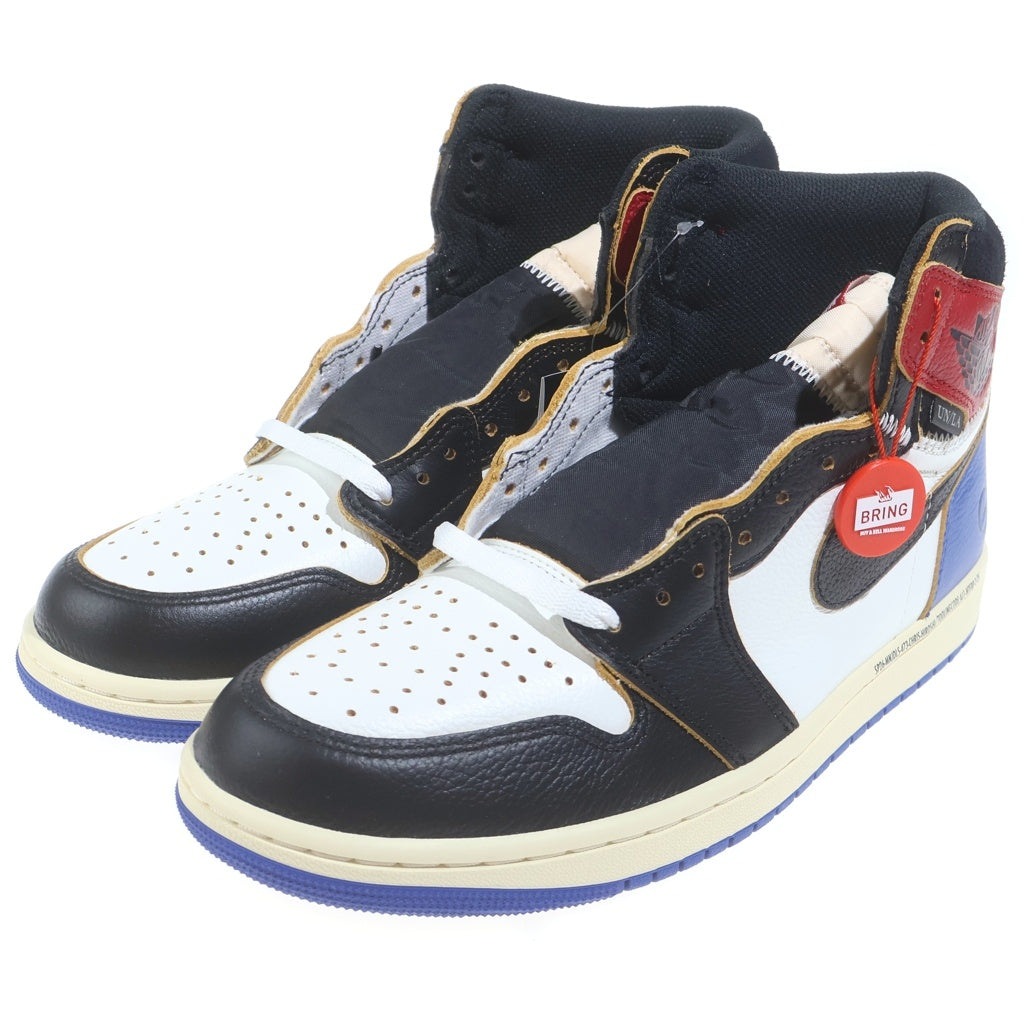 NIKE(ナイキ) ×Fragment Design ×UNION AIR JORDAN 1 HIGH OG フラグメントデザイン ユニオン エアジョーダン1 ハイカットスニーカー US10/28cm IO7847-002
