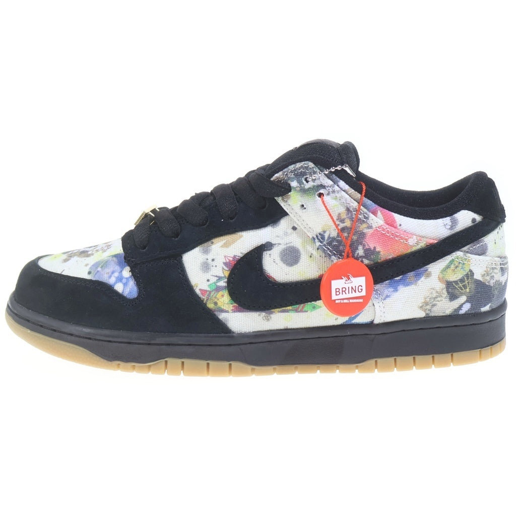 NIKE SB(ナイキエスビー) ×SUPREME RAMMELLZEE DUNK LOW FD8778-001 シュプリーム ラメルジー ダンク ローカットスニーカー ブラック/マルチ US10/28cm