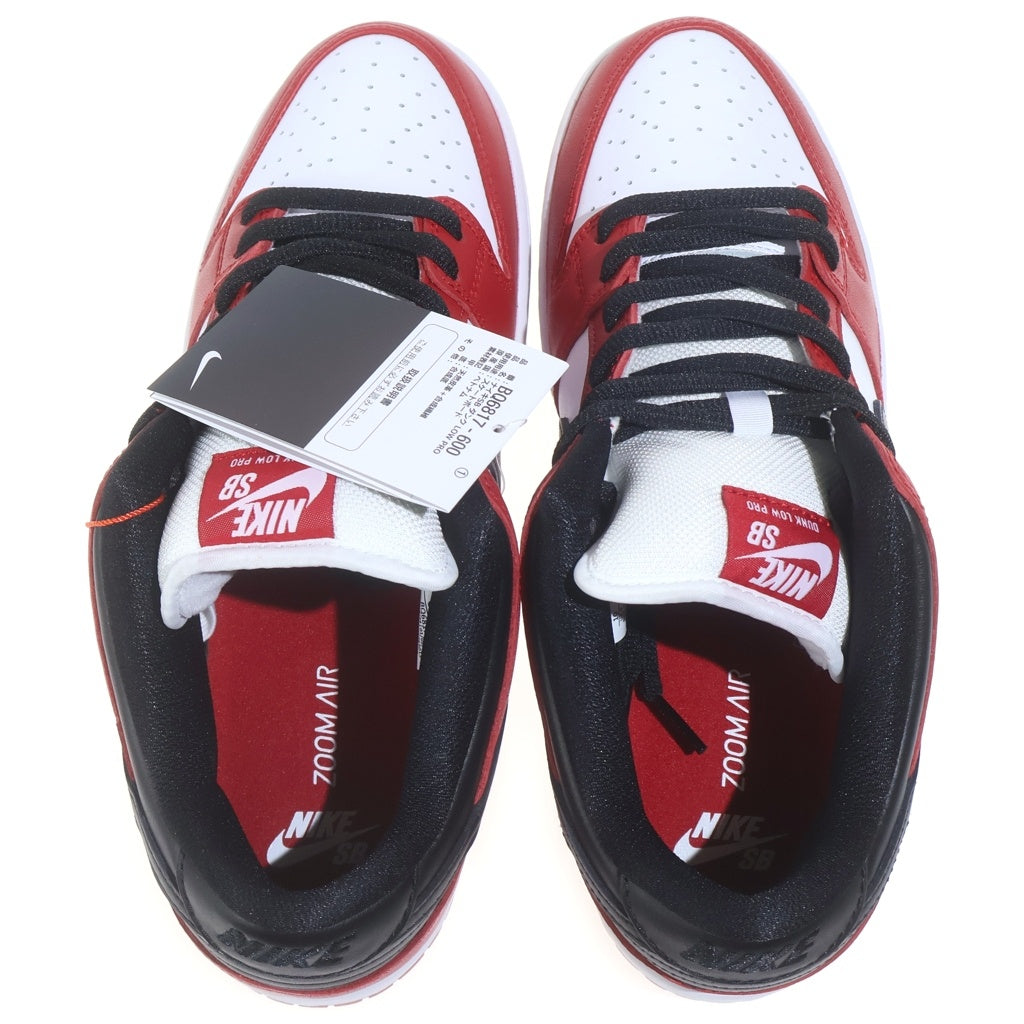 NIKE SB(ナイキエスビー) DUNK LOW PRO J-PACK CHICAGO BQ6817-600 ダンク ジェーパック シカゴ ローカットスニーカー レッド/ホワイト/ブラック US10/28cm