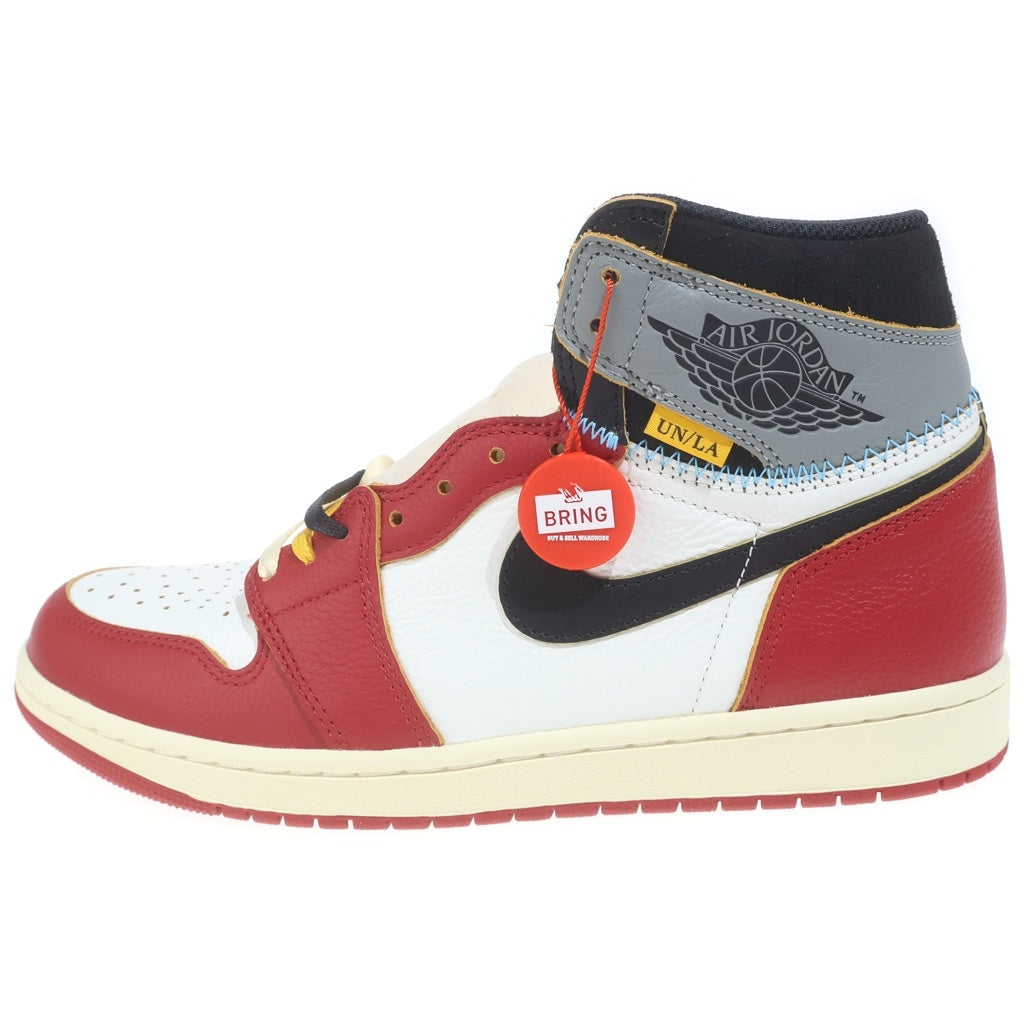 NIKE(ナイキ) ×UNION AIR JORDAN 1 RETRO HIGH OG CHICAGO HV8563-600 ユニオン エアジョーダン1 シカゴ ハイカットスニーカー レッド/ホワイト US10/28cm