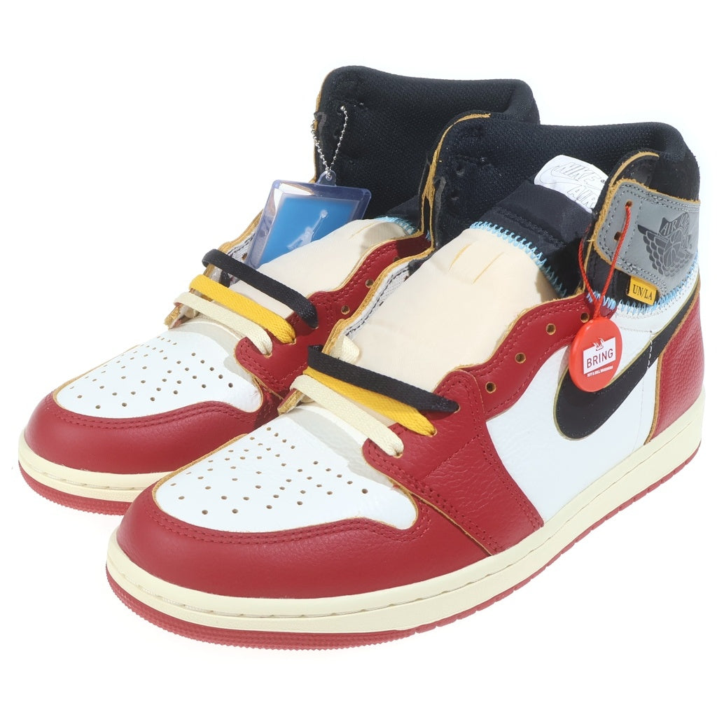 NIKE(ナイキ) ×UNION AIR JORDAN 1 RETRO HIGH OG CHICAGO HV8563-600 ユニオン エアジョーダン1 シカゴ ハイカットスニーカー レッド/ホワイト US10/28cm