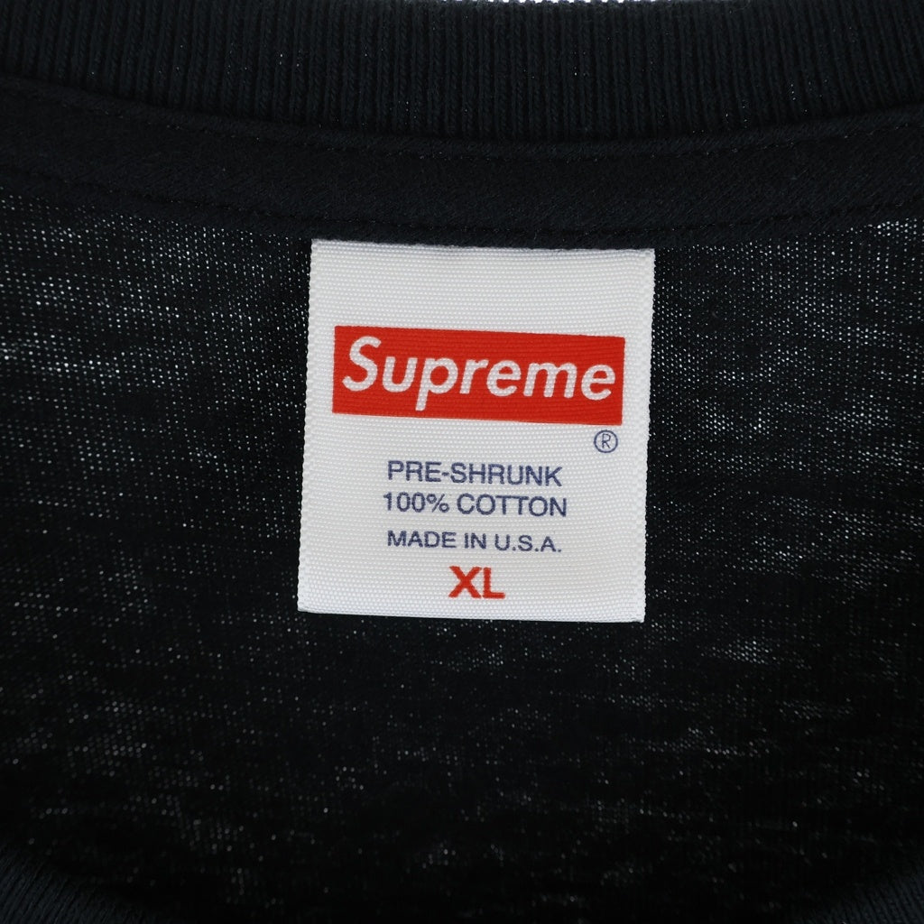 SUPREME(シュプリーム) 22SS Ralph Steadman Box Logo Tee ラルフステッドマン ボックスロゴ クルーネック 半袖Tシャツ カットソー ブラック