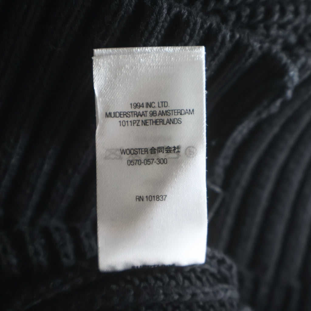 SUPREME(シュプリーム) 21AW Small Box Logo Ribbed Sweater スモールボックスロゴ コットン ニット セーター ブラック
