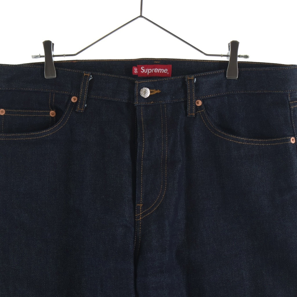 SUPREME(シュプリーム) Rigid Loose Fit Selvedge Jean リジット ルーズフィット セルビッチ デニムパンツ インディゴ