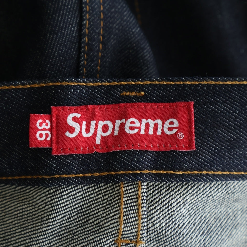 SUPREME(シュプリーム) Rigid Loose Fit Selvedge Jean リジット ルーズフィット セルビッチ デニムパンツ インディゴ