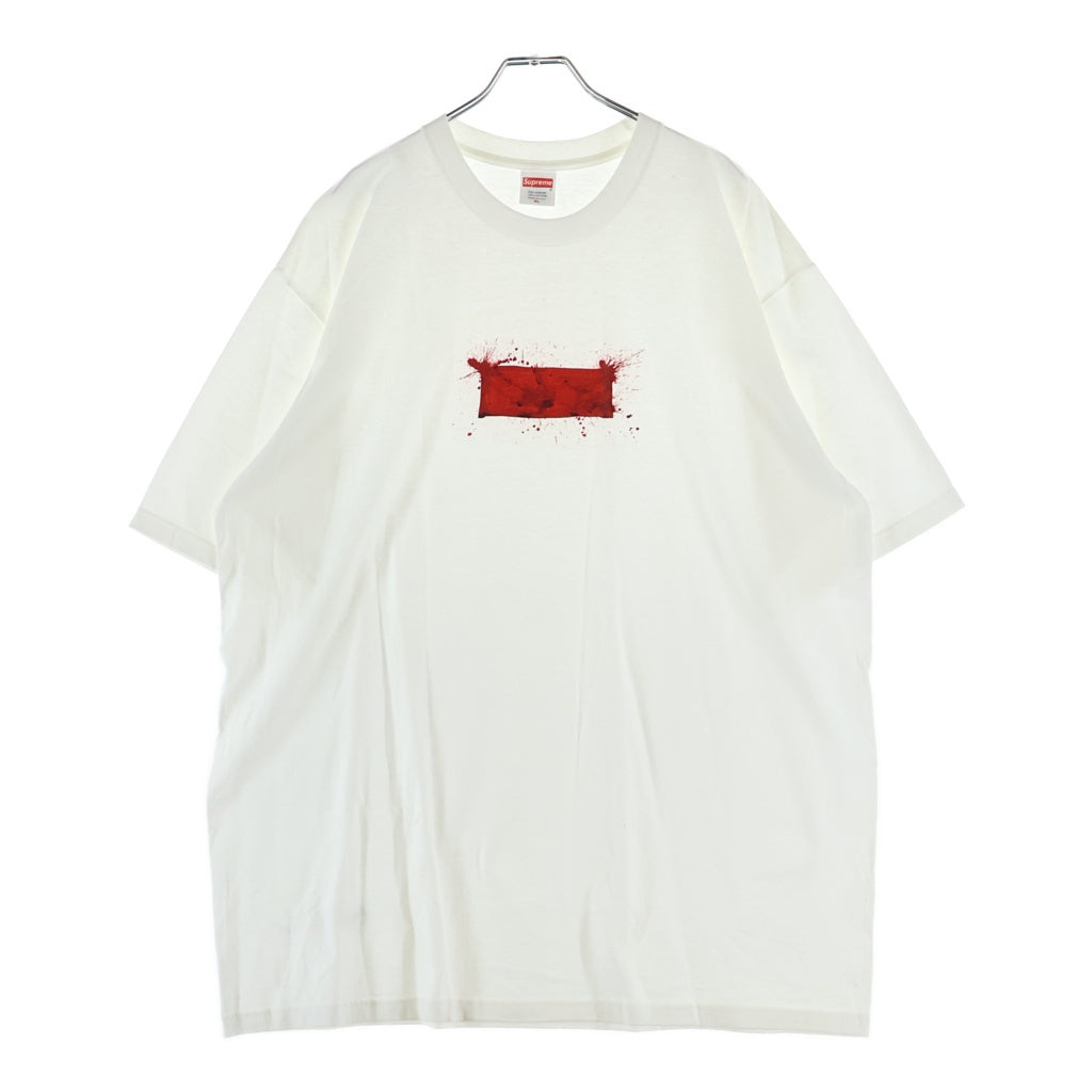 SUPREME(シュプリーム) 22SS Ralph Steadman Box Logo Tee ラルフステッドマン ボックスロゴ クルーネック 半袖Tシャツ カットソー ホワイト