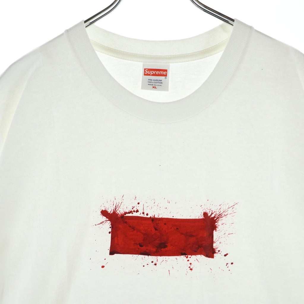SUPREME(シュプリーム) 22SS Ralph Steadman Box Logo Tee ラルフステッドマン ボックスロゴ クルーネック 半袖Tシャツ カットソー ホワイト