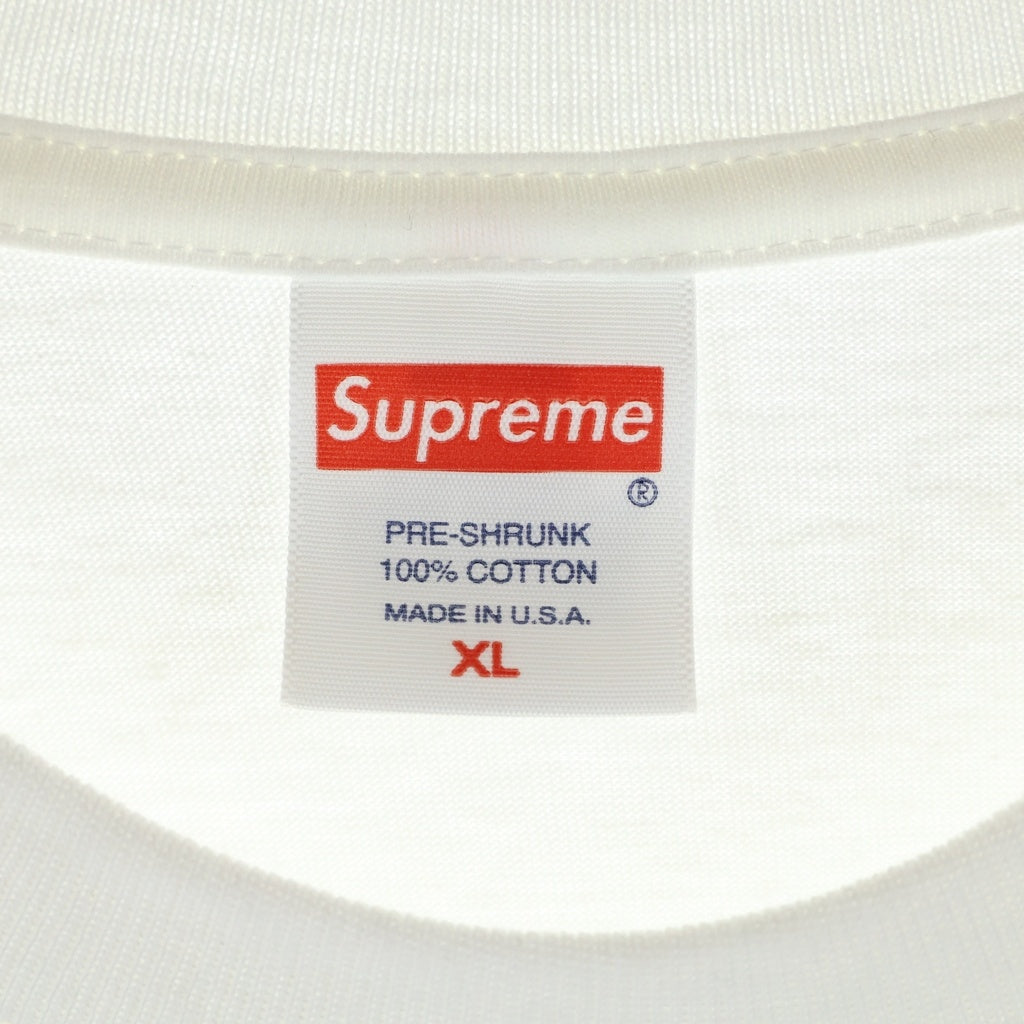 SUPREME(シュプリーム) 22SS Ralph Steadman Box Logo Tee ラルフステッドマン ボックスロゴ クルーネック 半袖Tシャツ カットソー ホワイト
