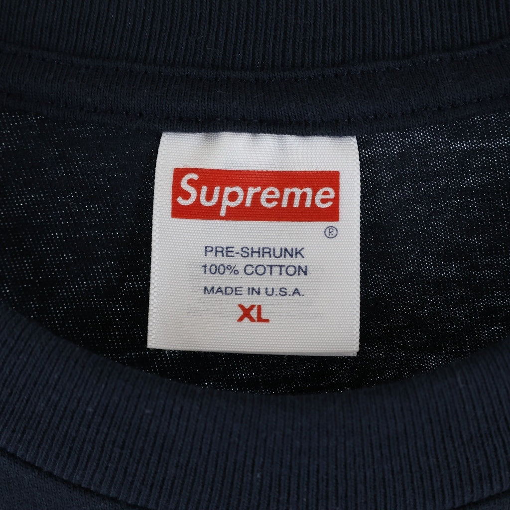 SUPREME(シュプリーム) 23AW NBA Youngboy Tee NBA ヤングボーイ フォトプリント クルーネック 半袖Tシャツカットソー ネイビー