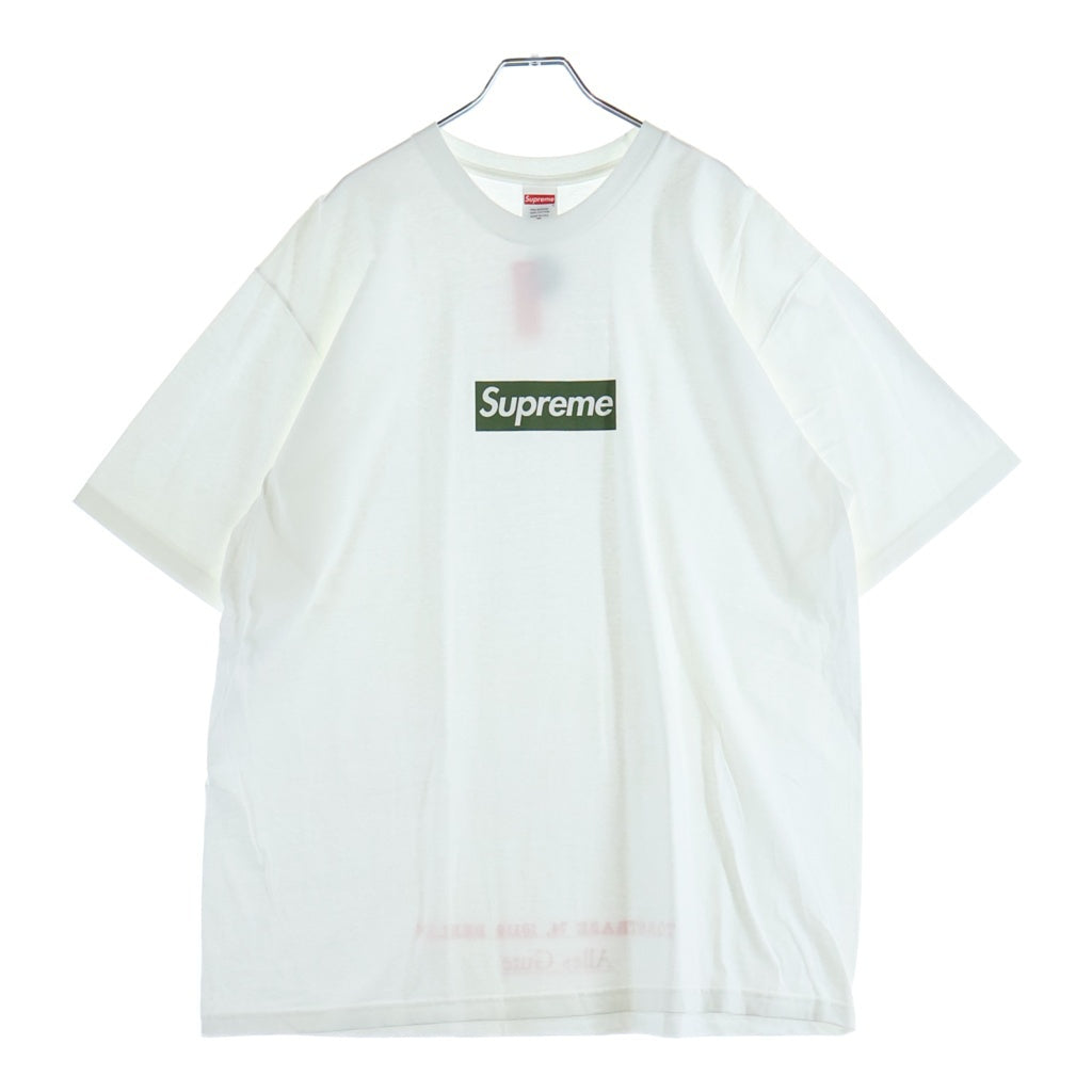 SUPREME(シュプリーム) 21AW Berlin Box Logo Tee ベルリン ボックスロゴ クルーネック 半袖Tシャツ カットソー ホワイト