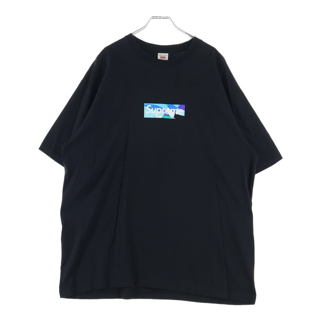 SUPREME(シュプリーム) 21SS ×Emilio Pucci Box Logo Tee エミリオ プッチ ボックスロゴ クルーネック半袖Tシャツ カットソー ブラック