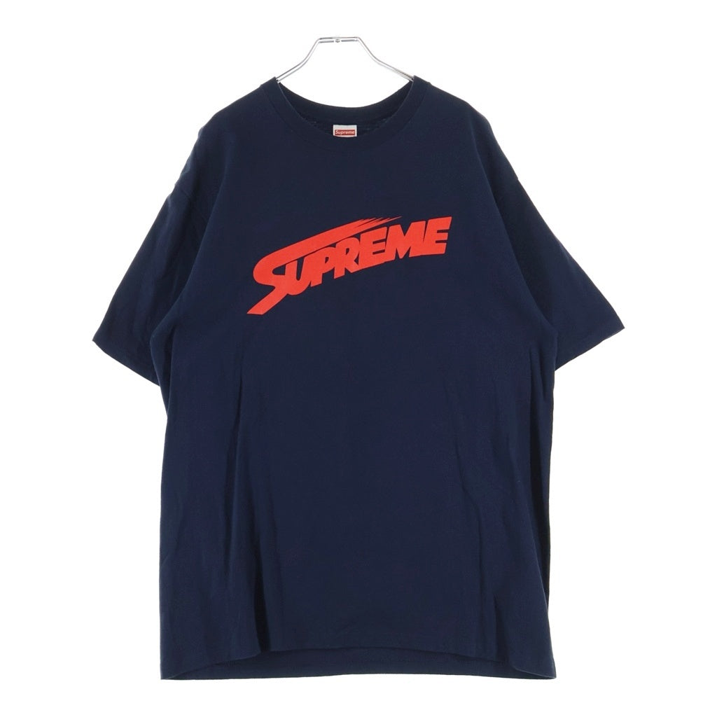 SUPREME(シュプリーム) 23AW Mont Blanc Tee モンブラン ロゴプリント クルーネック 半袖Tシャツ カットソー ネイビー