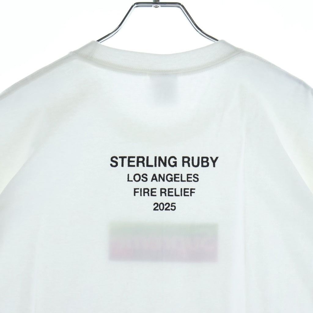 SUPREME(シュプリーム) 25SS Los Angeles Fire Relief Box Logo Tee ロサンゼルス ボックスロゴ 半袖Tシャツ カットソー ホワイト
