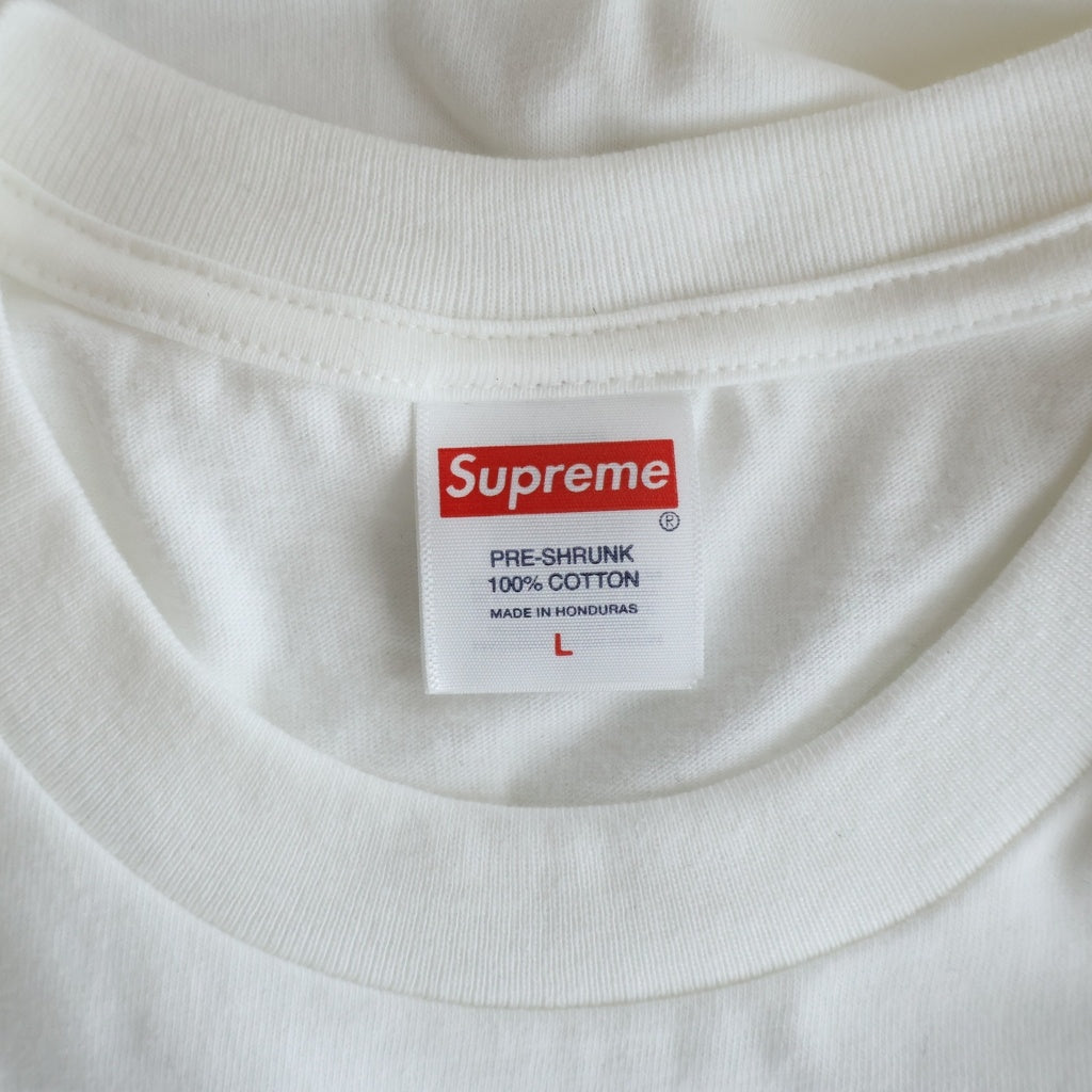 SUPREME(シュプリーム) 25SS Los Angeles Fire Relief Box Logo Tee ロサンゼルス ボックスロゴ 半袖Tシャツ カットソー ホワイト