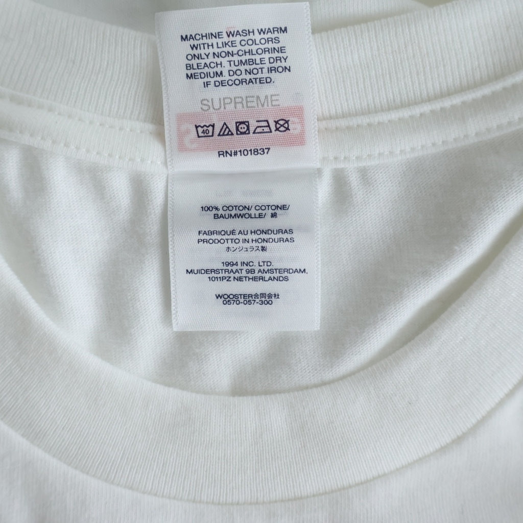 SUPREME(シュプリーム) 25SS Los Angeles Fire Relief Box Logo Tee ロサンゼルス ボックスロゴ 半袖Tシャツ カットソー ホワイト