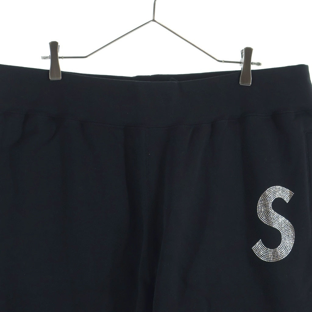 SUPREME(シュプリーム) 21SS ×Swarovski S Logo Sweatpant スワロフスキー Sロゴ スウェットパンツ ブラック