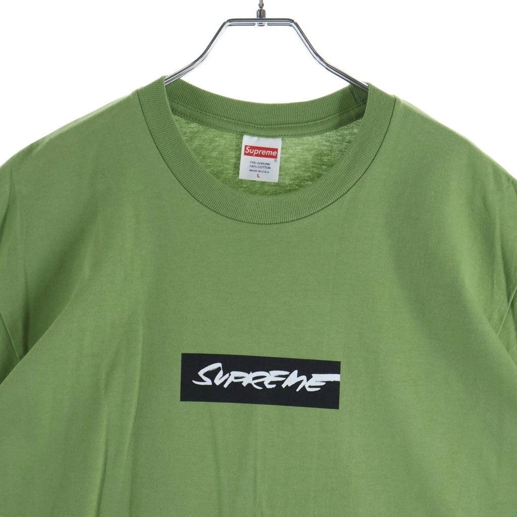 SUPREME(シュプリーム) 24SS Futura Box Logo Tee フューチュラ ボックスロゴ クルーネック 半袖Tシャツ カットソー グリーン