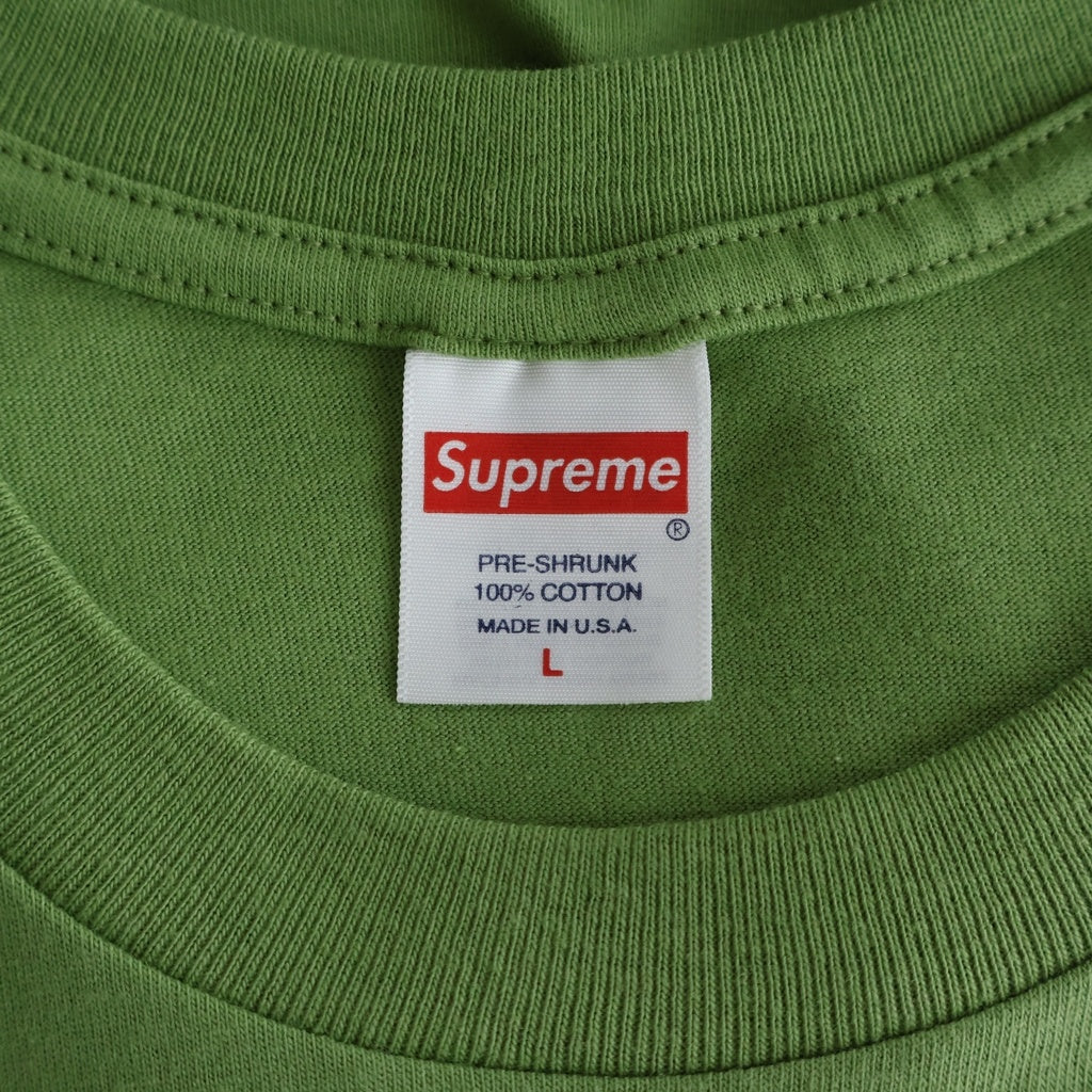 SUPREME(シュプリーム) 24SS Futura Box Logo Tee フューチュラ ボックスロゴ クルーネック 半袖Tシャツ カットソー グリーン