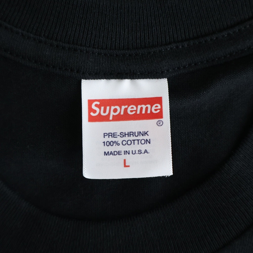 SUPREME(シュプリーム) 23AW Camacho Tee カマチョ プリント クルーネック 半袖Tシャツ カットソー ブラック