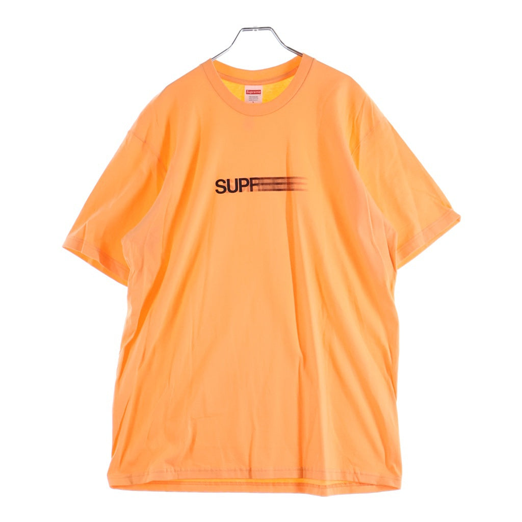 SUPREME(シュプリーム) 23SS Motion Logo Tee モーション ロゴプリント クルーネック 半袖Tシャツ カットソー オレンジ