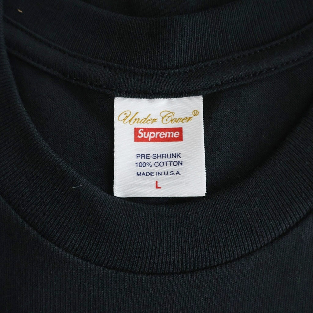 SUPREME(シュプリーム) 23SS ×UNDERCOVER Lupin Tee アンダーカバー ルパン三世 プリント クルーネック 半袖Tシャツ カットソー ブラック