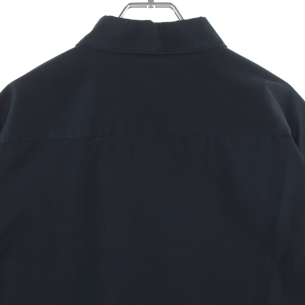 SUPREME(シュプリーム) 23AW Thermal Sleeve Work Shirt サーマルスリーブ ワッペンロゴ ワーク 長袖シャツ ブラック