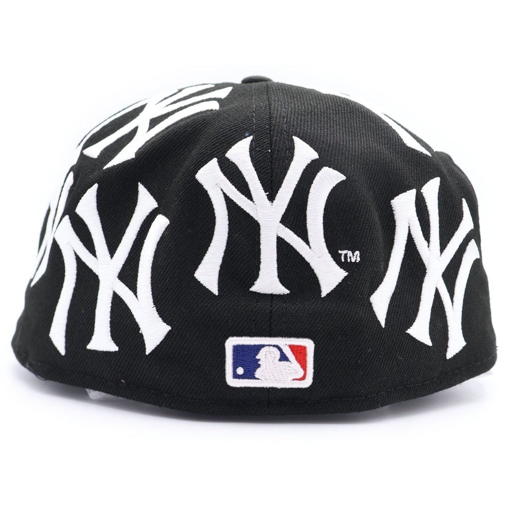 SUPREME(シュプリーム) 21AW ×NEW ERA New York Yankees MLB ニューエラ ニューヨークヤンキース ボックスロゴ ベースボールキャップ 帽子 ブラック