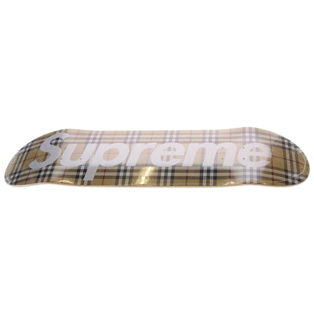 SUPREME(シュプリーム) 22SS ×Burberry Skateboard Deck バーバリー ノヴァチェック スケートボード デッキ ベージュ