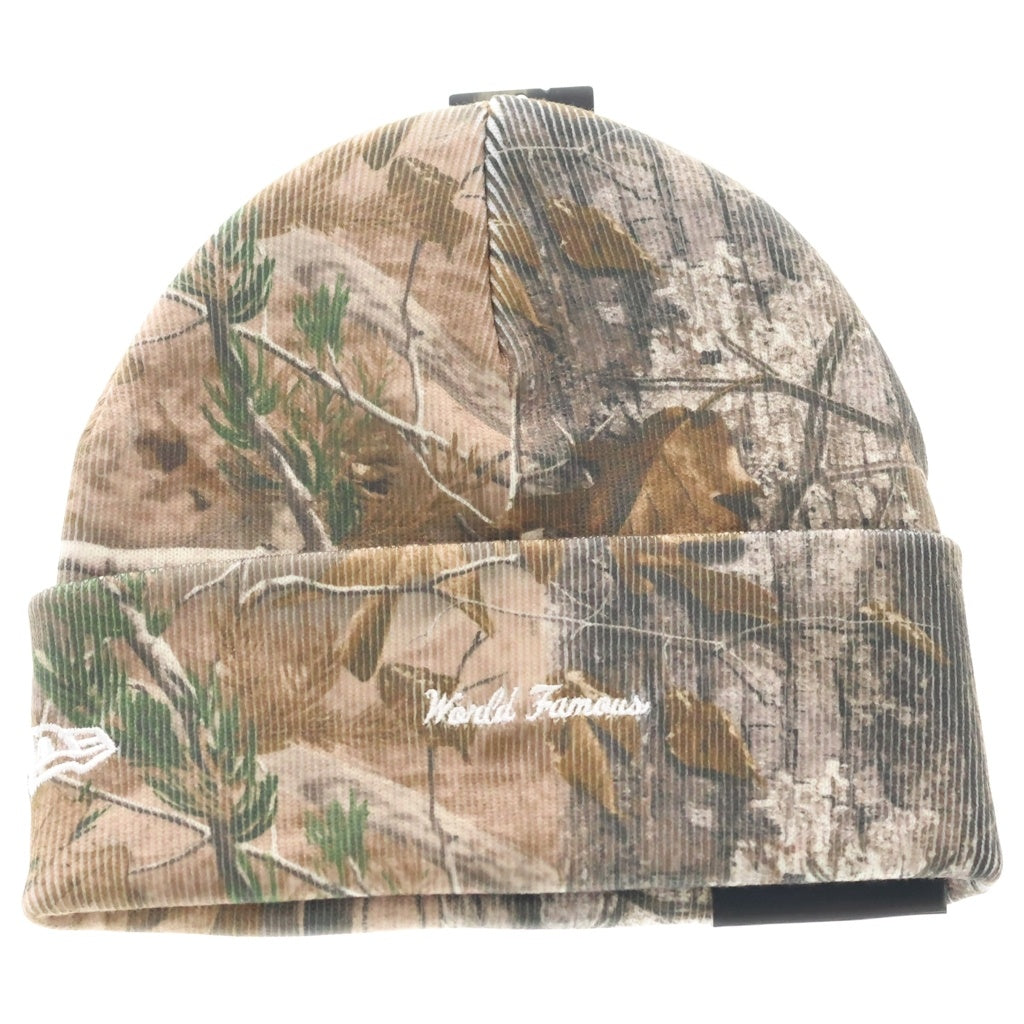 SUPREME(シュプリーム) 25AW ×NEW ERA Box Logo Beanie ニューエラ ボックスロゴ リアルツリーカモ ビーニー ニット帽 帽子 カーキ