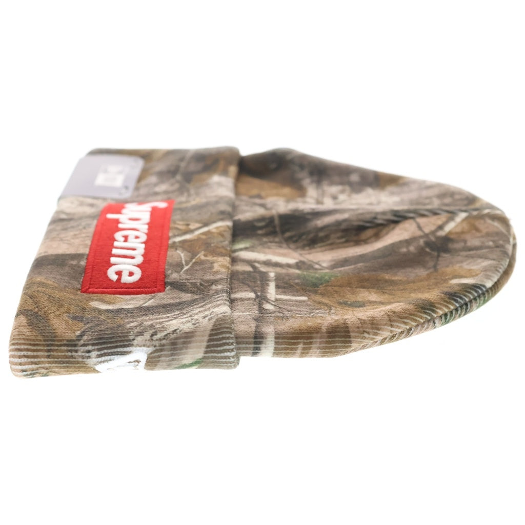SUPREME(シュプリーム) 25AW ×NEW ERA Box Logo Beanie ニューエラ ボックスロゴ リアルツリーカモ ビーニー ニット帽 帽子 カーキ