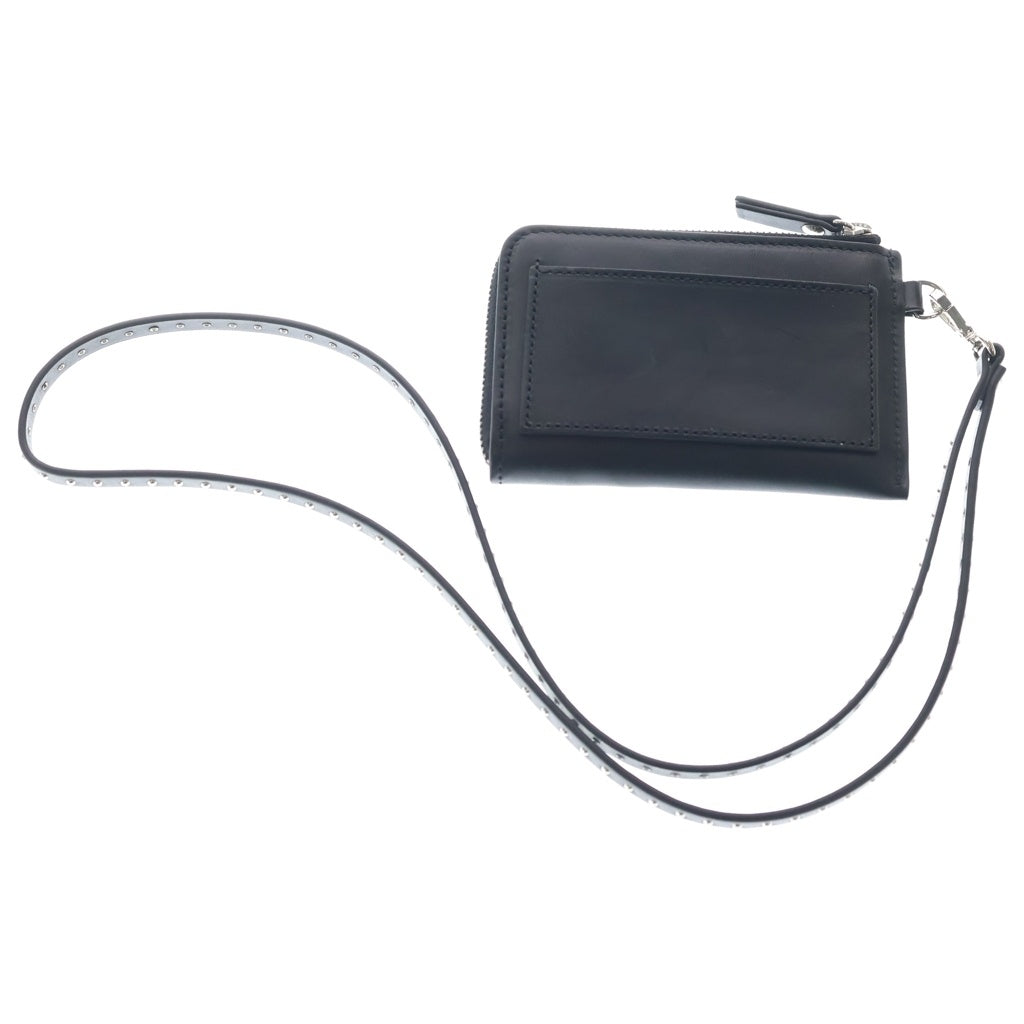 SUPREME(シュプリーム) 23SS ×HTC Hollywood Trading Company Studded Wallet スタッズレザー コンパクト ショルダーウォレット 財布 ブラック レディース