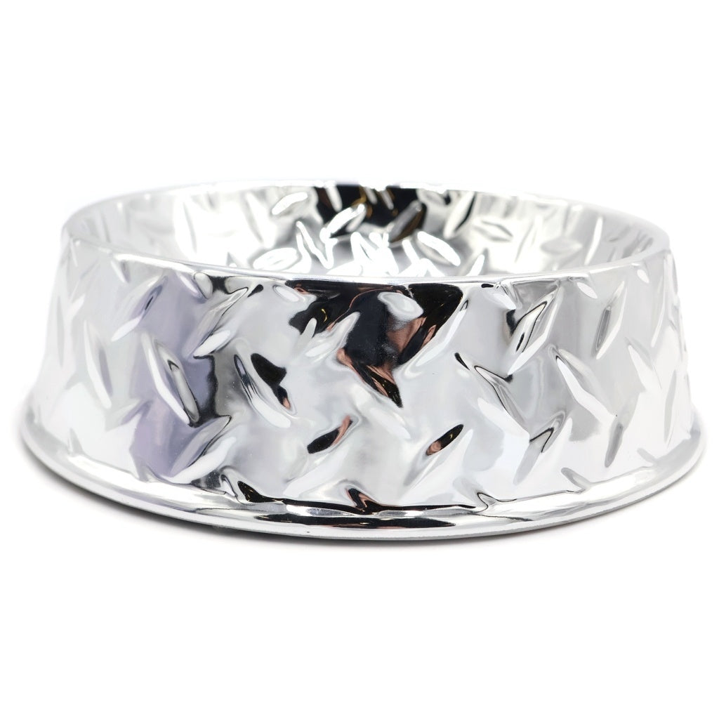 SUPREME(シュプリーム) 23SS Diamond Plate Dog Bowl ダイヤモンド プレート ドッグボウル シルバー ■