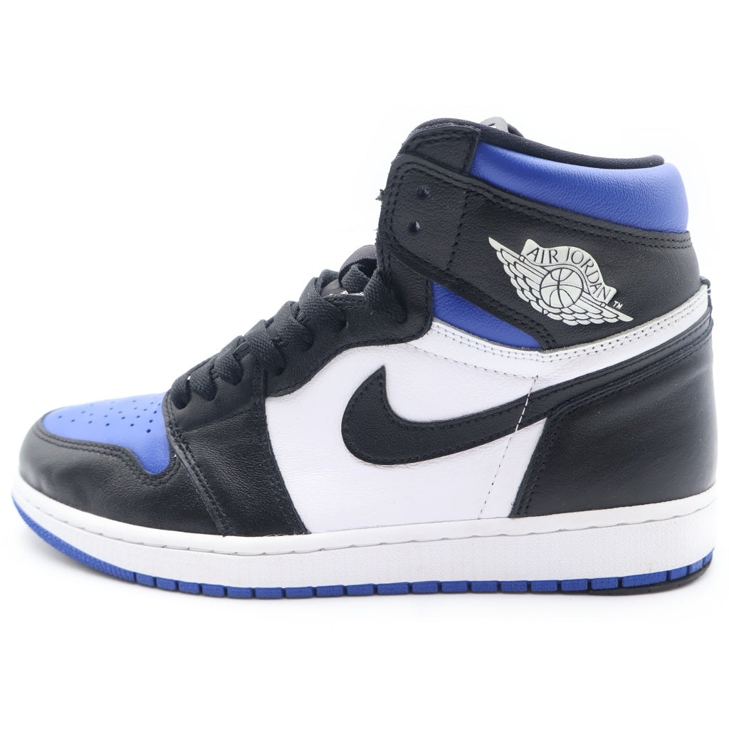 NIKE(ナイキ) AIR JORDAN1 RETRO HIGH OG ROYAL TOE 555088-041 エア ジョーダン1 レトロ ロイヤル トゥ ハイカットスニーカー ホワイト/ブルー US10/28cm
