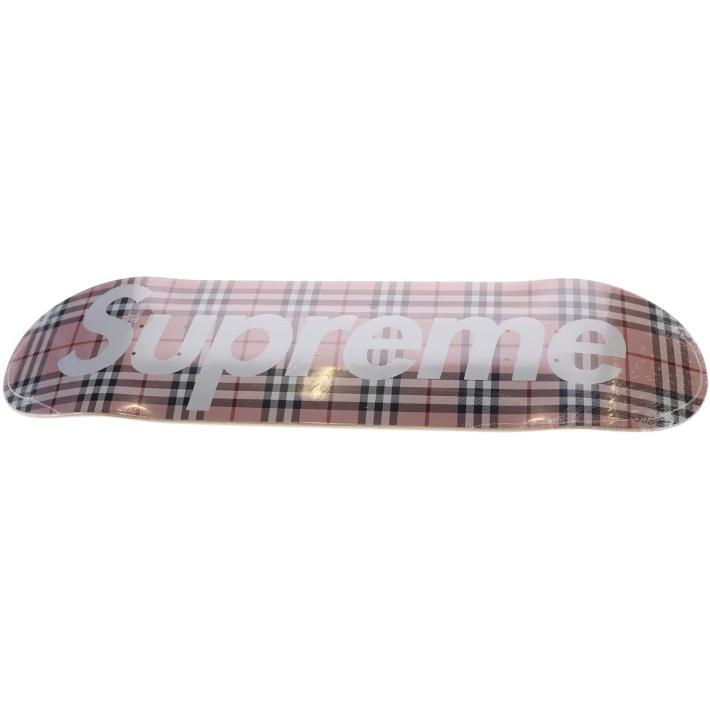 SUPREME(シュプリーム) 22SS ×Burberry Skateboard Deck バーバリー ノヴァチェック スケートボード デッキ ピンク