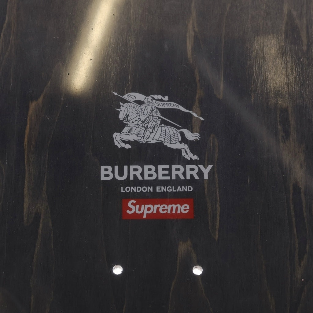 SUPREME(シュプリーム) 22SS ×Burberry Skateboard Deck バーバリー ノヴァチェック スケートボード デッキ ピンク