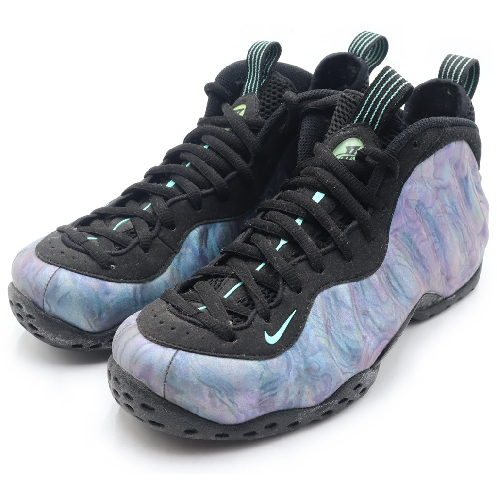 NIKE(ナイキ) AIR FOAMPOSITE ONE PREMIUM ABALONE 575420-009 エア フォーム ポジット プレミアム アバロン ハイカットスニーカー グレー/ブラック US8.5/26.5cm