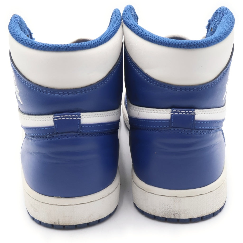 NIKE(ナイキ) AIR JORDAN 1 RETRO HIGH STORM BLUE 555088-127 エアジョーダン1 レトロ ストームブルー ハイカットスニーカー ホワイト/ブルー US8.5/26.5cm