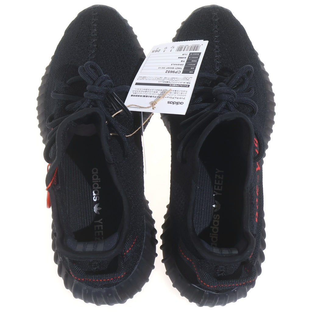 adidas(アディダス) YEEZY BOOST 350 V2 CORE BLACK CP9652 イージーブースト ローカットスニーカー ブラック US8.5/26.5cm