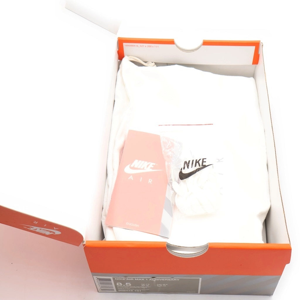 NIKE(ナイキ) AIR MAX 1 ANNIVERSARY ROYAL 908375-101 エアマックス 1アニバーサリー ロイヤル ローカットスニーカー グレー/ブルー US8.5/26.5cm