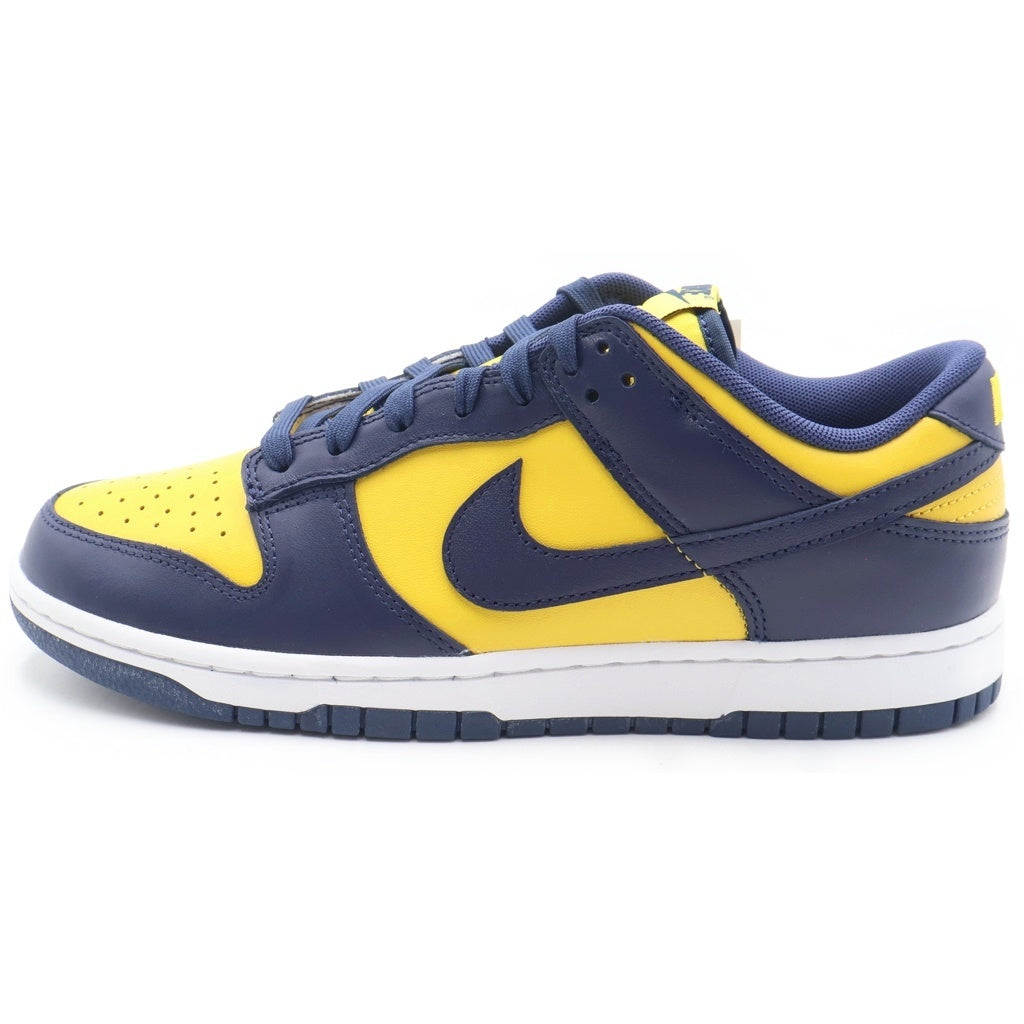 NIKE(ナイキ) DUNK LOW MICHIGAN DD1391-700 ダンク ミシガン ローカットスニーカー イエロー/ネイビー US8.5/26.5cm