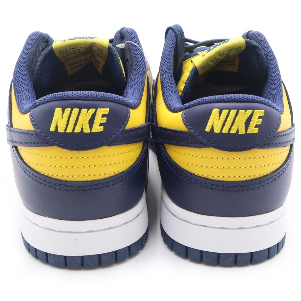 NIKE(ナイキ) DUNK LOW MICHIGAN DD1391-700 ダンク ミシガン ローカットスニーカー イエロー/ネイビー US8.5/26.5cm
