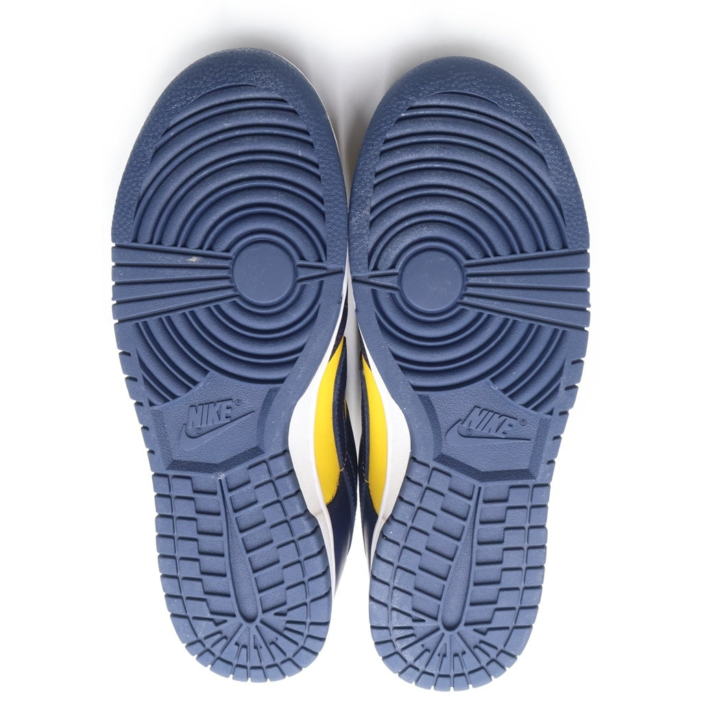 NIKE(ナイキ) DUNK LOW MICHIGAN DD1391-700 ダンク ミシガン ローカットスニーカー イエロー/ネイビー US8.5/26.5cm