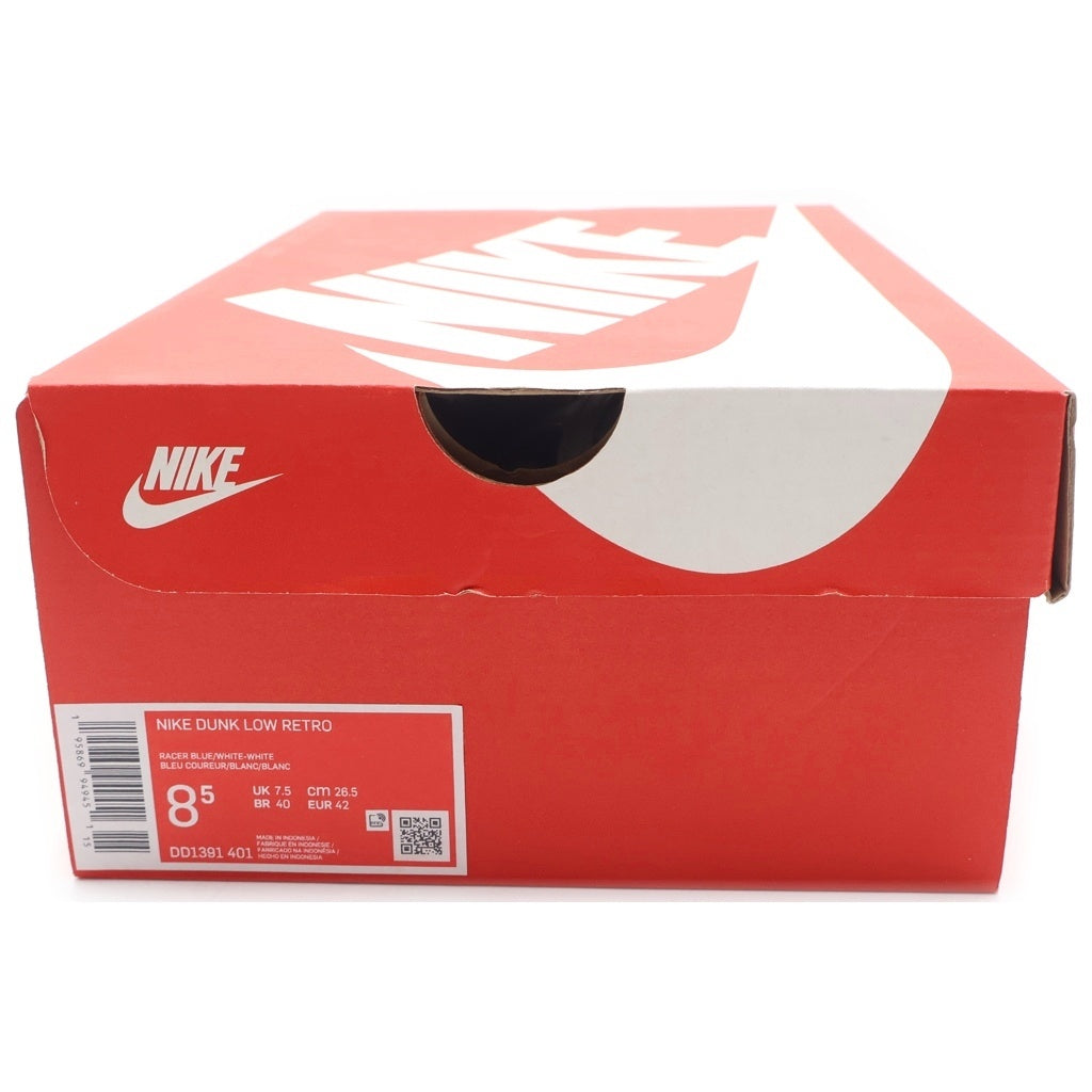NIKE(ナイキ) DUNK LOW RETRO DD1391-401 ダンク ローカットスニーカー ホワイト/ブルー US8.5/26.5cm
