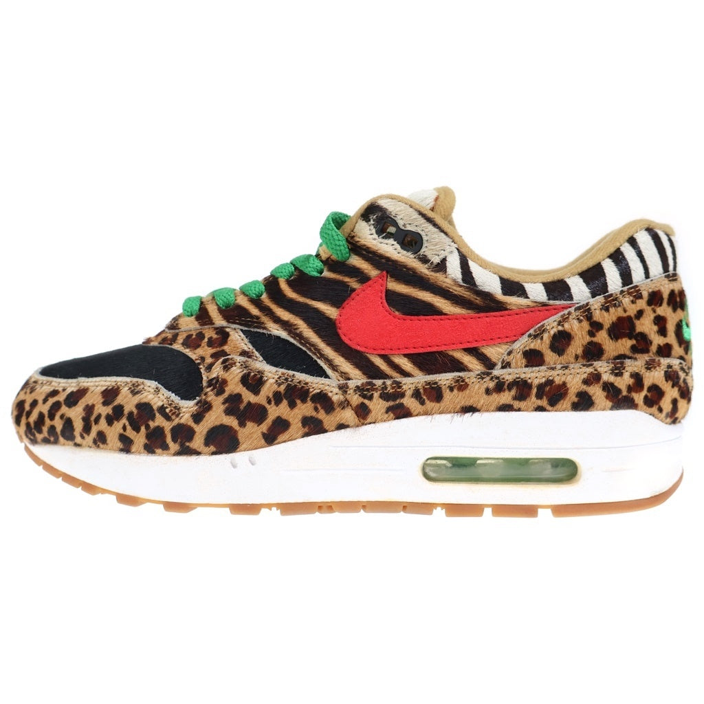 NIKE(ナイキ) ×atmos × AIR MAX 1 DLX ANIMAL PACK/SAFARI AQ0928-700 アトモス エアマックス1 アニマルパック/サファリ ローカットスニーカー ブラウン US9/27cm