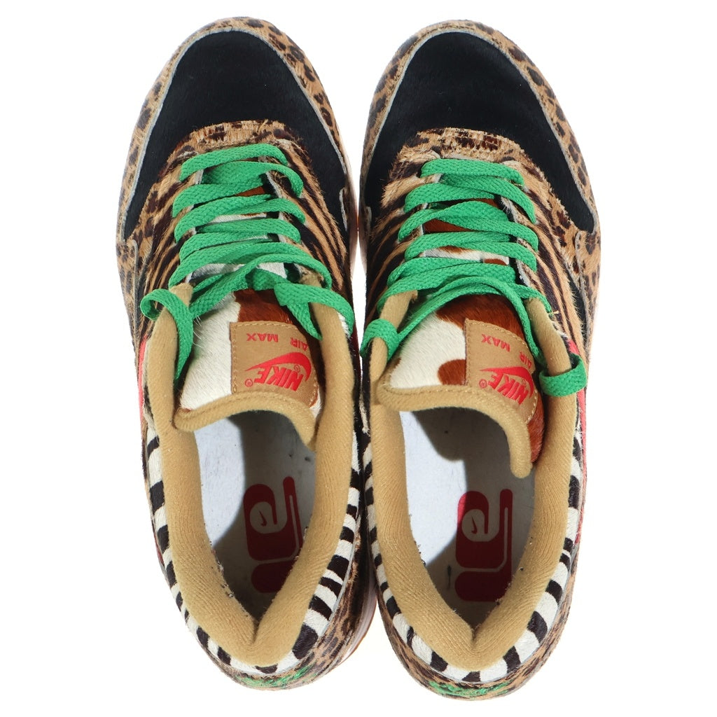 NIKE(ナイキ) ×atmos × AIR MAX 1 DLX ANIMAL PACK/SAFARI AQ0928-700 アトモス エアマックス1 アニマルパック/サファリ ローカットスニーカー ブラウン US9/27cm