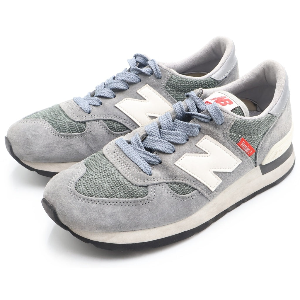 New Balance(ニューバランス) M990VS1 40周年記念モデル スウェードレザー メッシュ ローカットスニーカー グレー US8.5/26.5cm