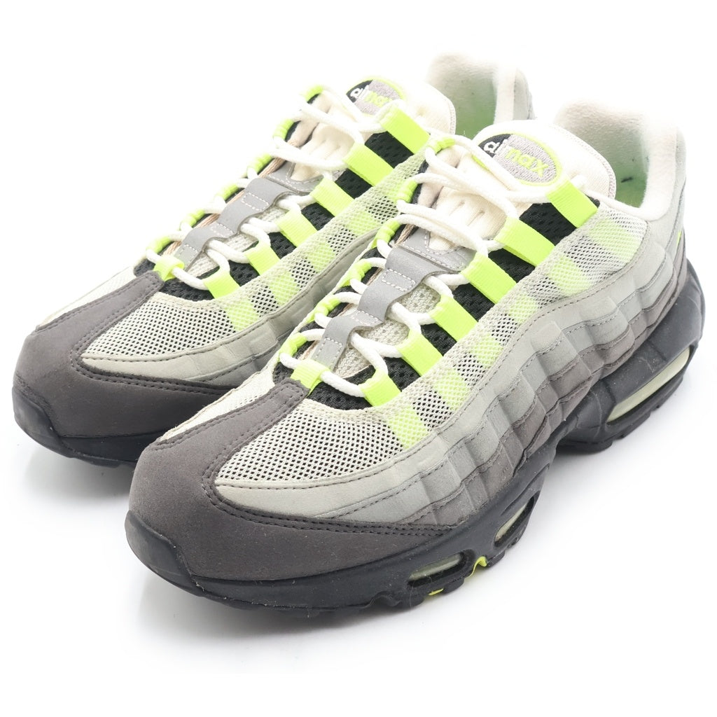 NIKE(ナイキ) AIR MAX 95 OG 554970-071 エア マックス 95 ローカットスニーカー グレー/イエロー US8.5/26.5cm