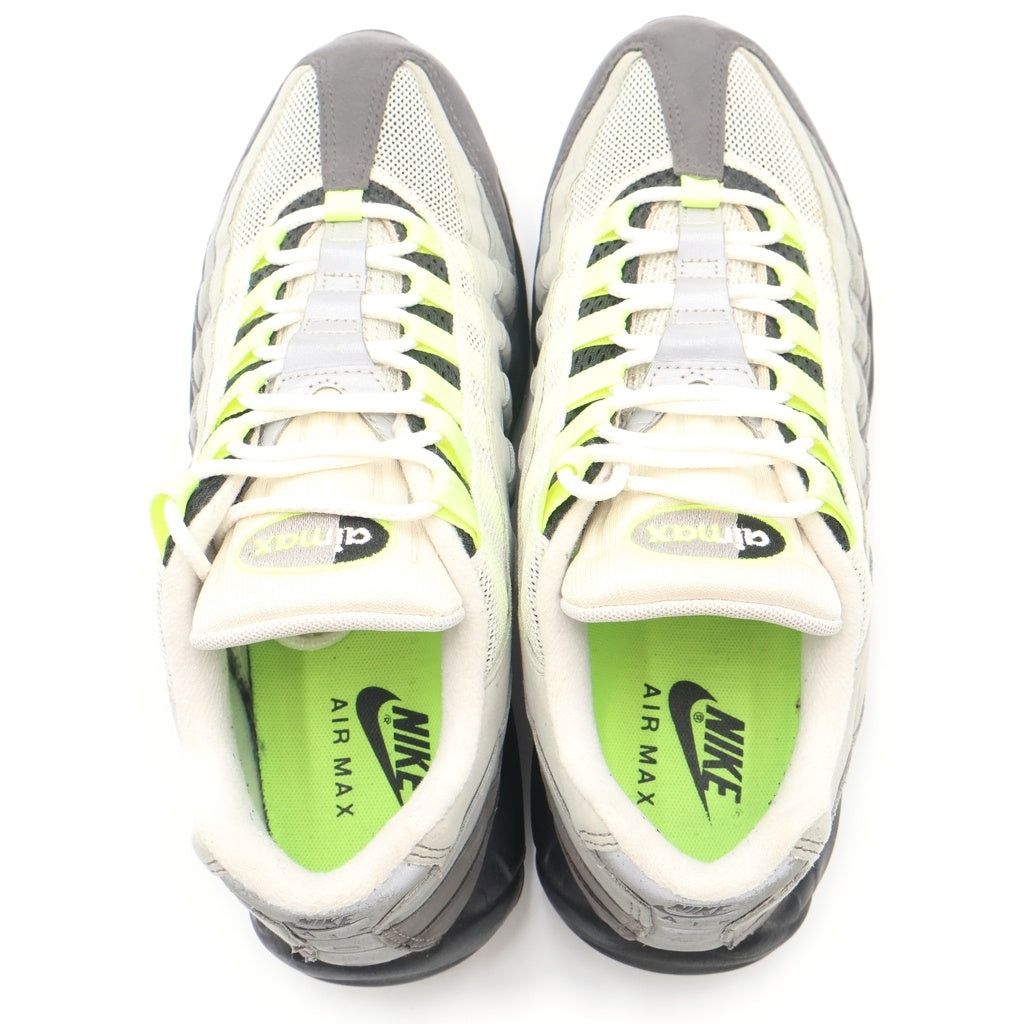 NIKE(ナイキ) AIR MAX 95 OG 554970-071 エア マックス 95 ローカットスニーカー グレー/イエロー US8.5/26.5cm