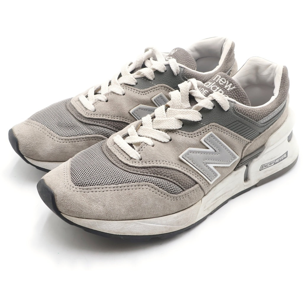 New Balance(ニューバランス) M997SGR スウェード メッシュ ローカットスニーカー グレー US9/27cm