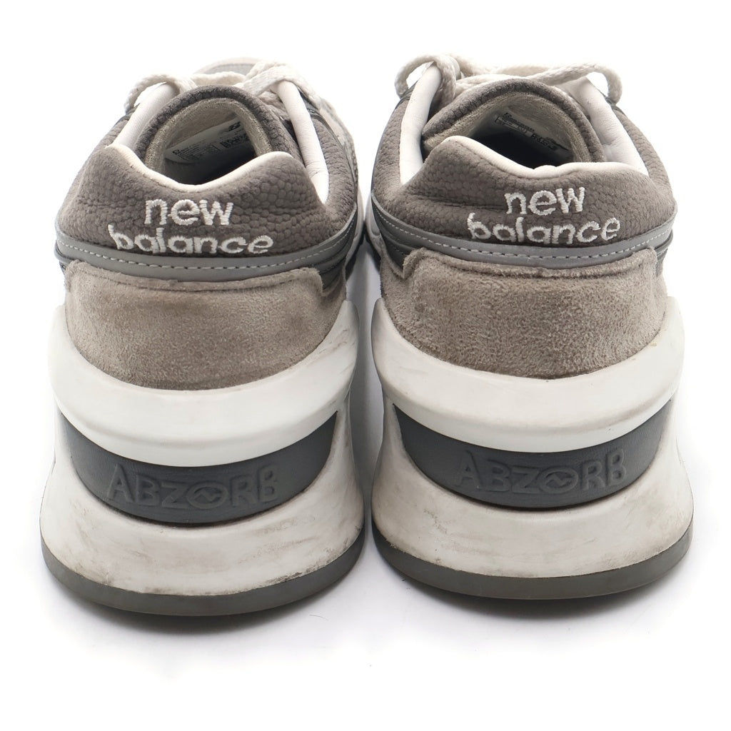 New Balance(ニューバランス) M997SGR スウェード メッシュ ローカットスニーカー グレー US9/27cm